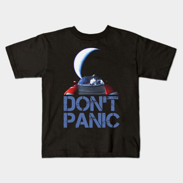 Don't Panic Kids T-Shirt by Nerd_art